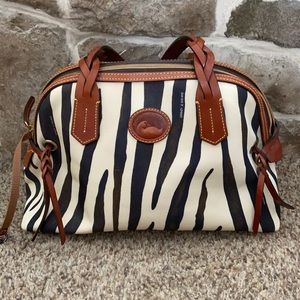 Zebra print purse